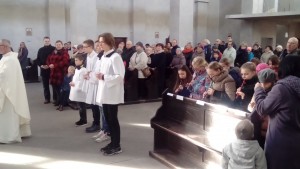 Występ zespołu flażoletowego w łódzkiej parafii
