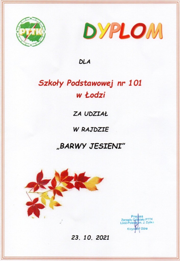 XLI Rajd „Barw Jesieni”