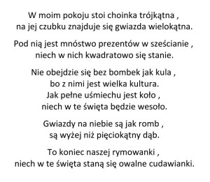 Życzenia matematyczno-świąteczne