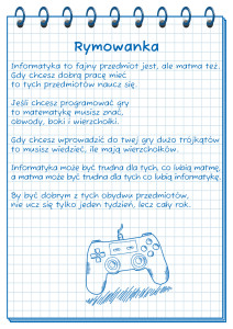 Matematyczno-informatyczne rymowanki