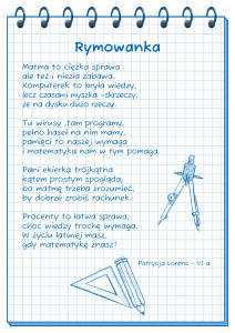 Matematyczno-informatyczne rymowanki