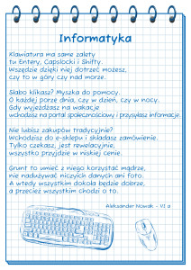 Matematyczno-informatyczne rymowanki