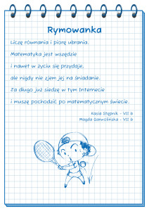 Matematyczno-informatyczne rymowanki